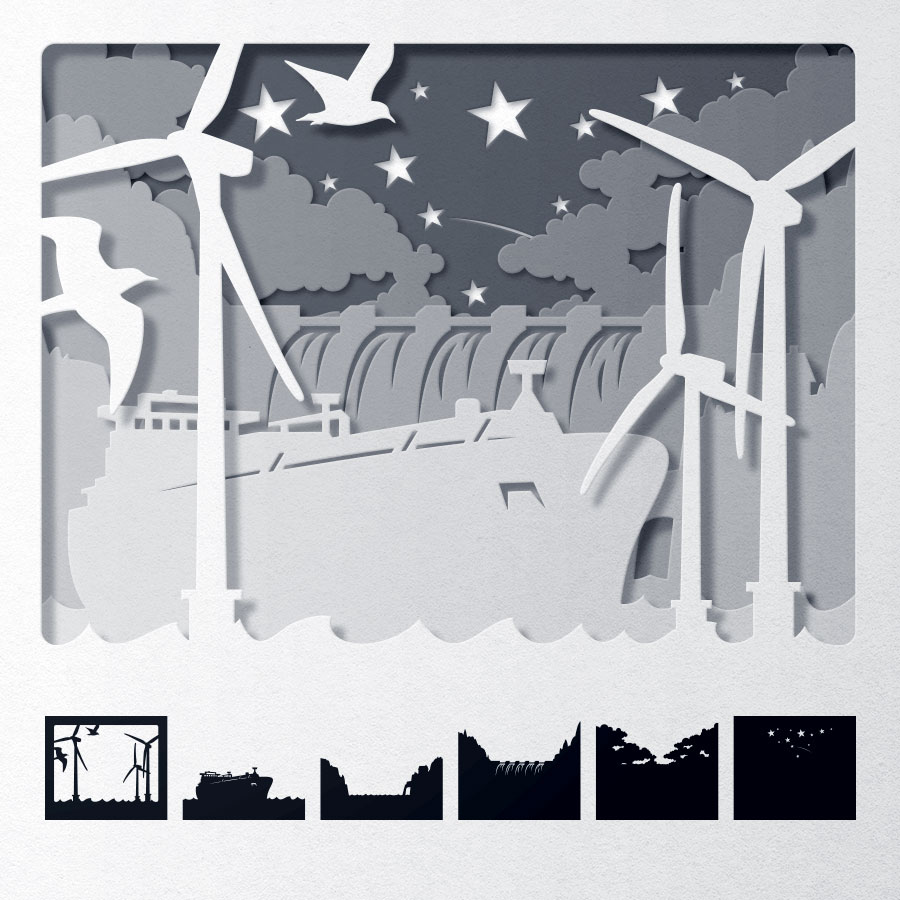 Dessin vectoriel technique pour découpe laser