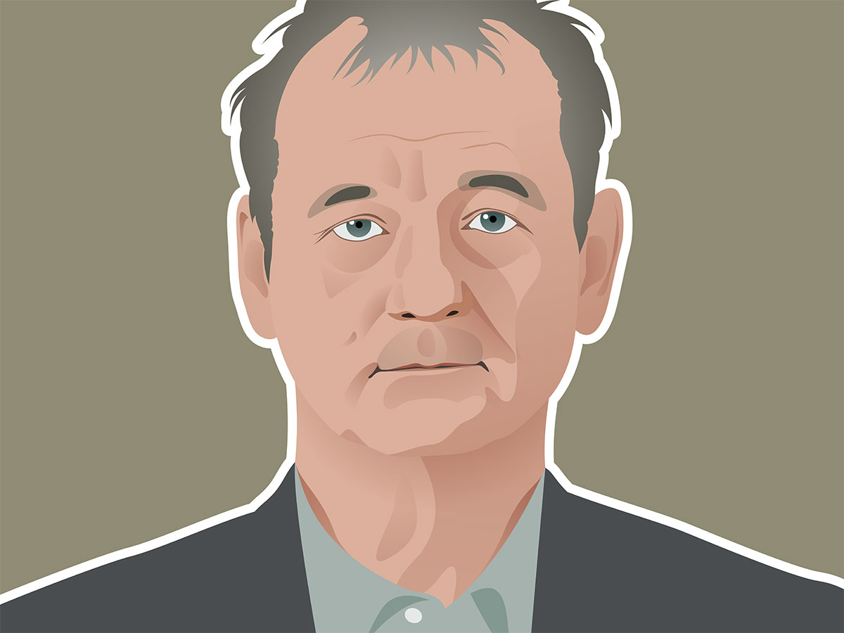 illustration vectorielle Bill Murray